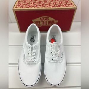 Vans Era True VN000EWZW00 Men's White/Black Low Top Skateboard Shoes NR1264